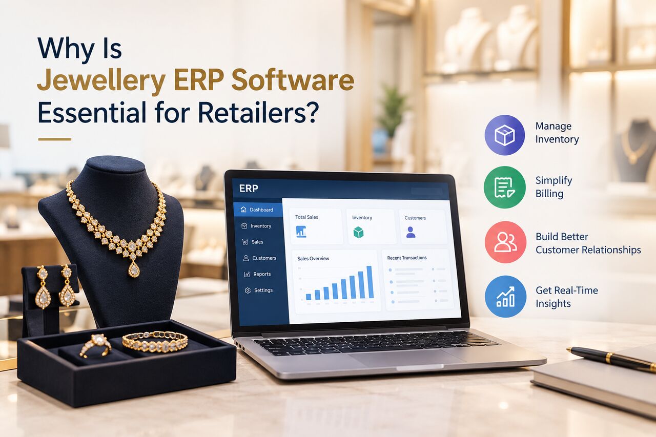Hyderabad, ERP, Why Is Jewellery ERP Software Essential For Retailers?