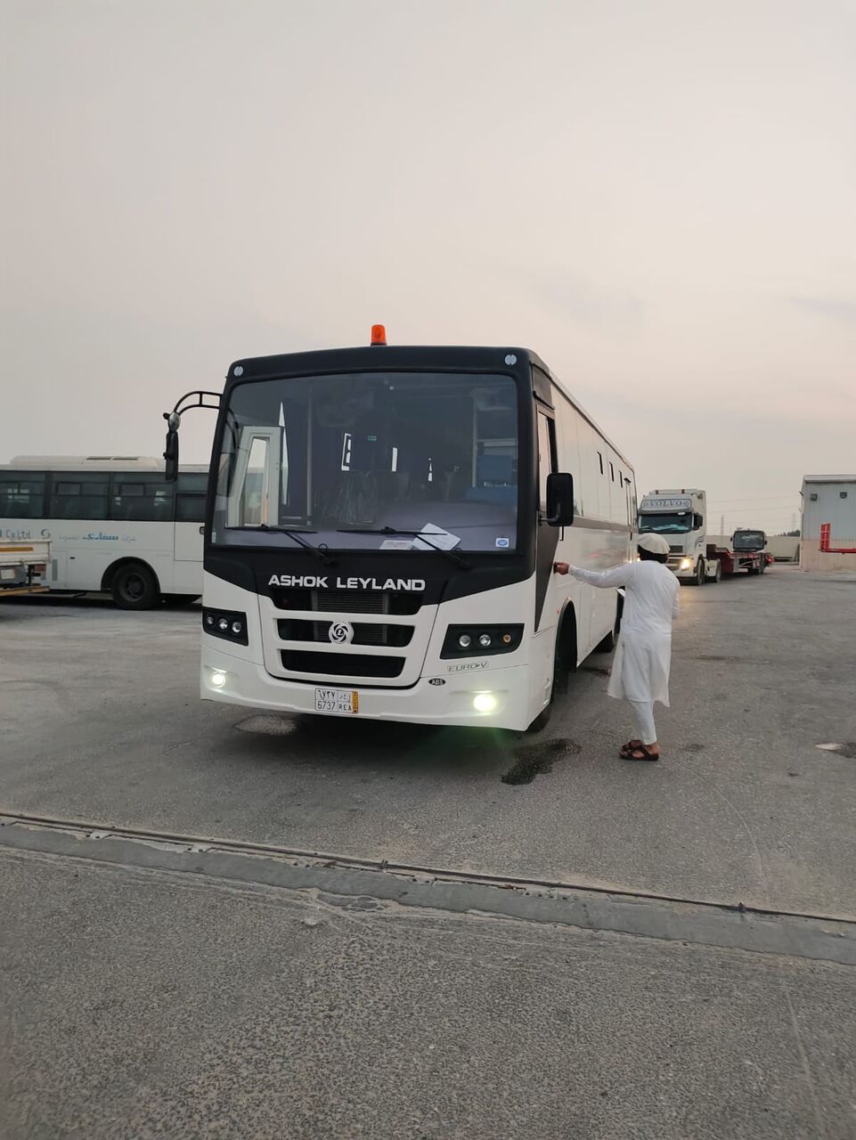 Dammam, Passenger Transport, 2026 Model New Ashok Bus Available For Rent