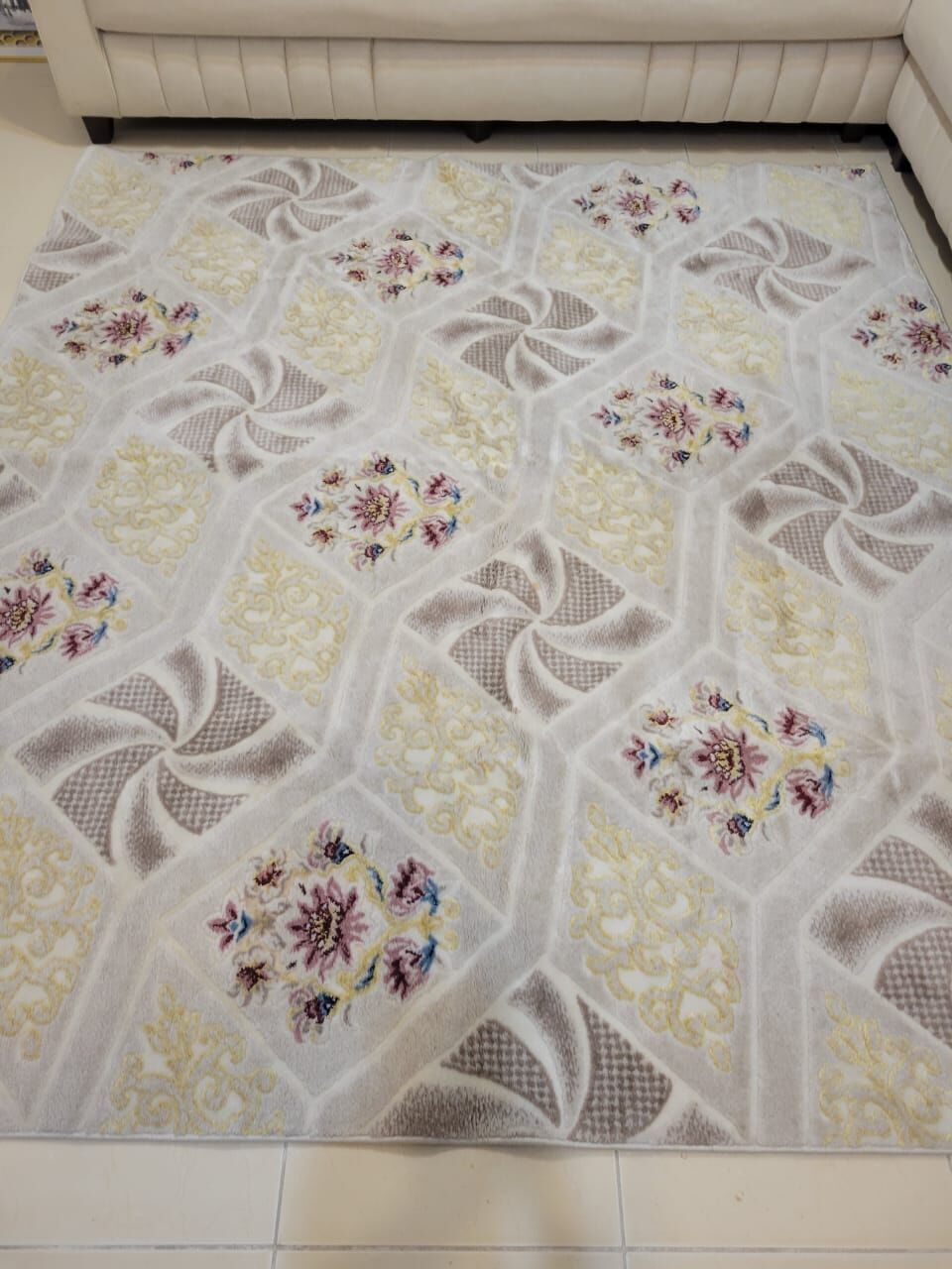Jubail, Furniture, SAR 1000,  Almsot New Sofa, New Rug, Velvet Three Curtains And IKEA Shelf
