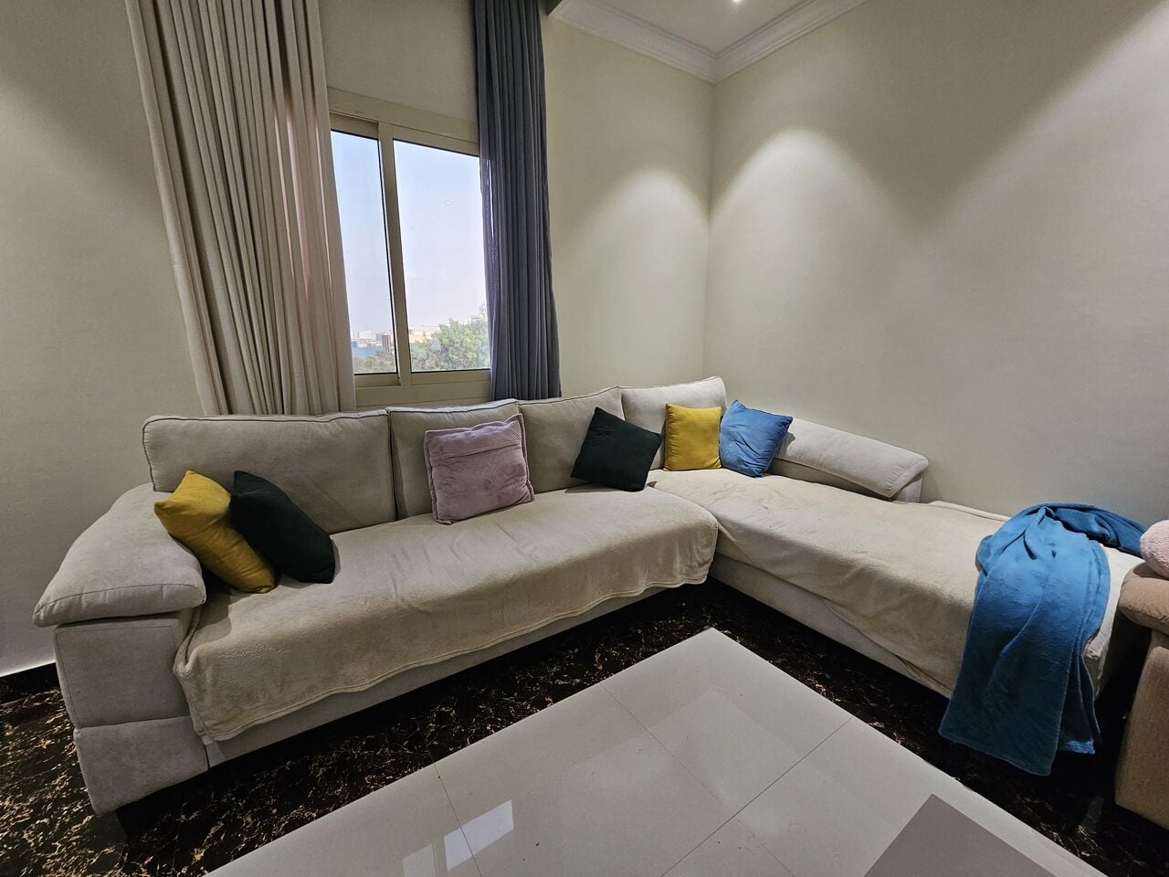 Al Ruwais, Furniture, SAR 750,  L Shape Sofa Set For Sale