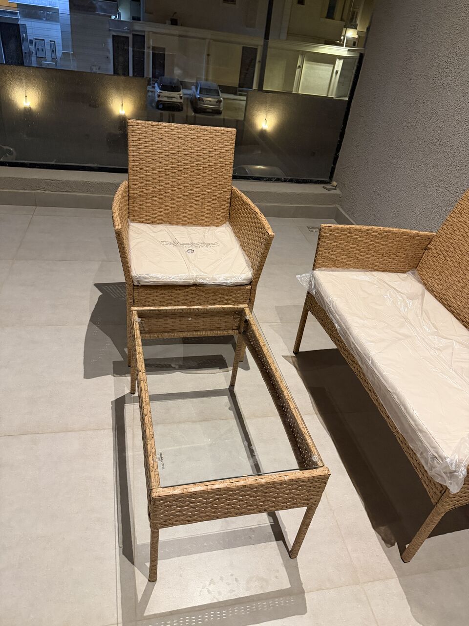 Al Rimal, Furniture, SAR 950,  Brand New Outdoor Patio / Terrace Set (2 Single Seats, 1 Double Seater, 1 Table)