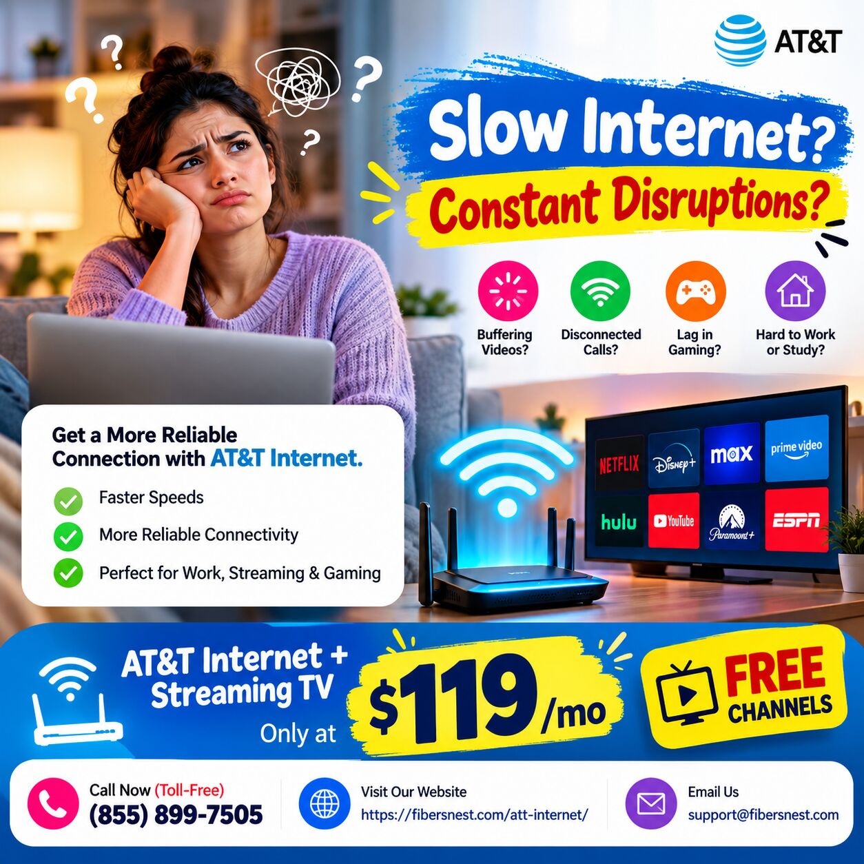 New York, Business, Paying For Fast AT&T Internet But Still Getting Slow Speeds?