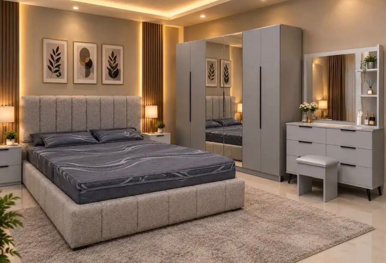 Jeddah, Furniture, SAR 1,  New Brand Double Bad With Mattress For Sale