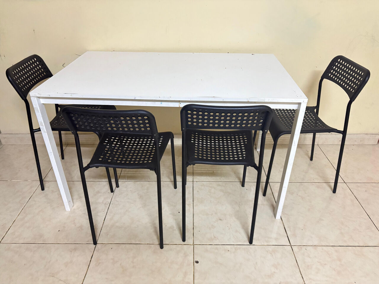 Dammam, Furniture, SAR 150,  IKEA Dinning Table With 4 Chairs