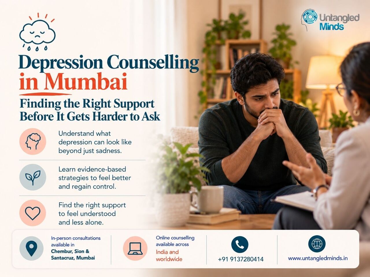 Mumbai, Health, Depression Counselling In Mumbai - Finding The Right Support Before It Gets Harder To Ask