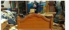 Jeddah, Furniture, SAR 250,  Pure Wooden Single Bed With Spring Mattress