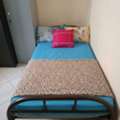 SAR 100,  Single Metal Bed Frame For Sale (Frame Only)