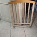 SAR 200,  Wooden Baby Cot / Crib With Mattress  &ndash; Excellent Condition