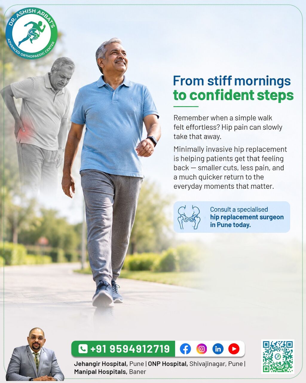 Mumbai, Health, Best Hip Replacement Surgeon In Pune  Maharashtra  India   - Dr. Aashish Arbat