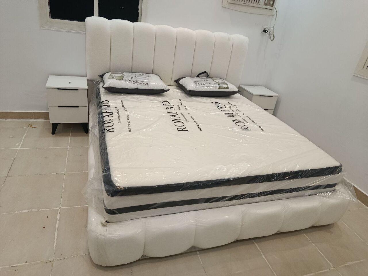 Jeddah, Furniture, SAR 1,  New Brand Double Bad With Mattress For Sale