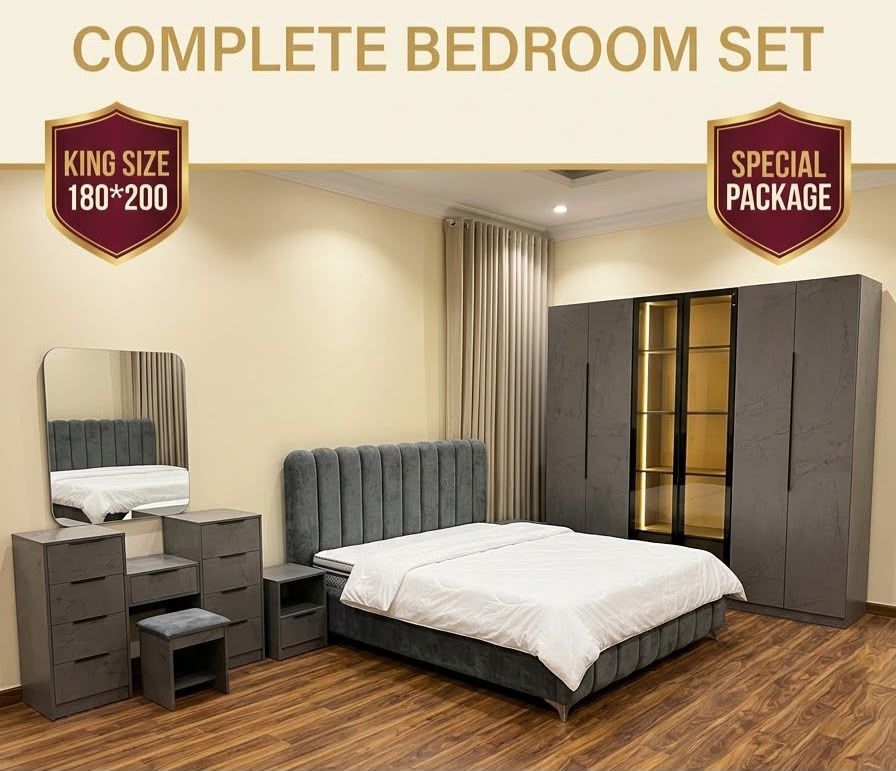 Jeddah, Furniture, SAR 1,  New Brand Double Bad With Mattress For Sale
