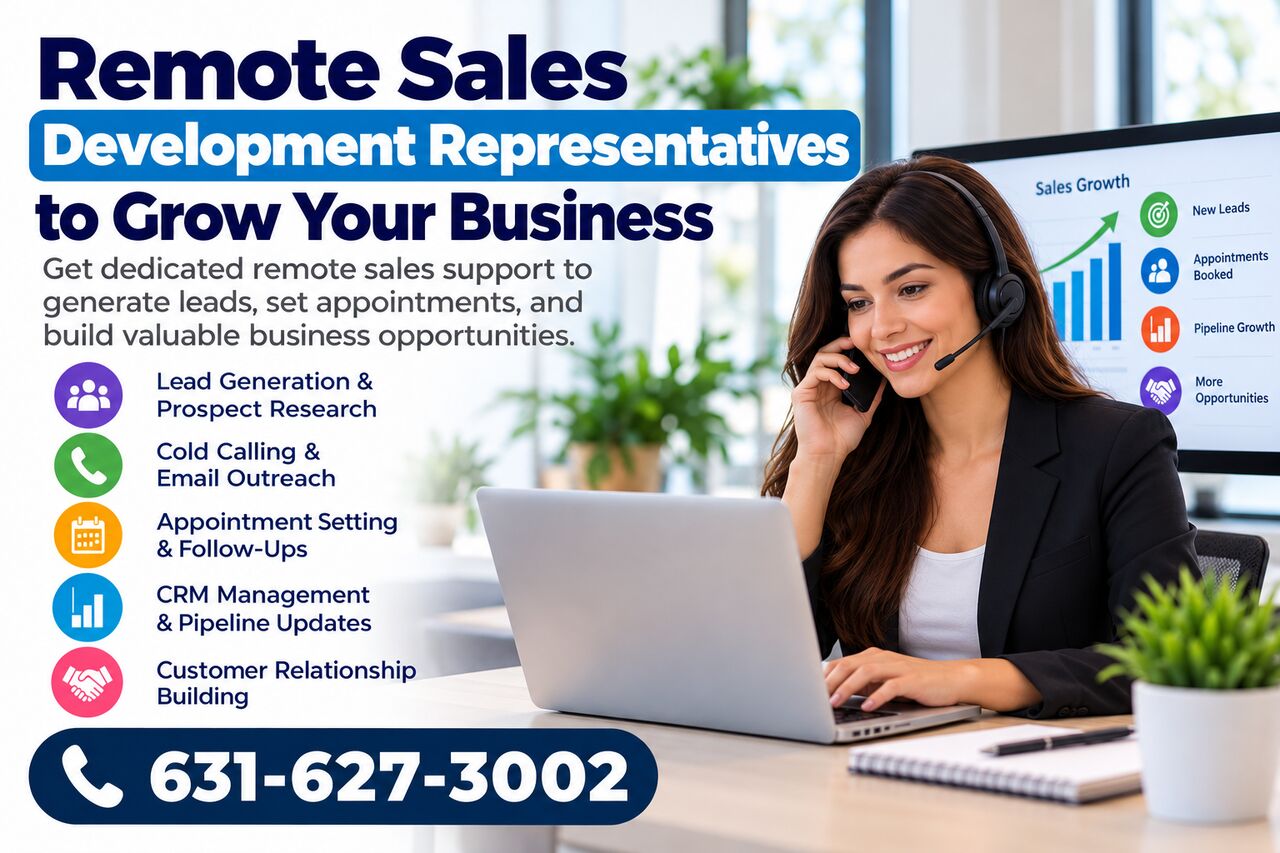 New York, Business, Remote Sales Development Representatives To Grow Your Business