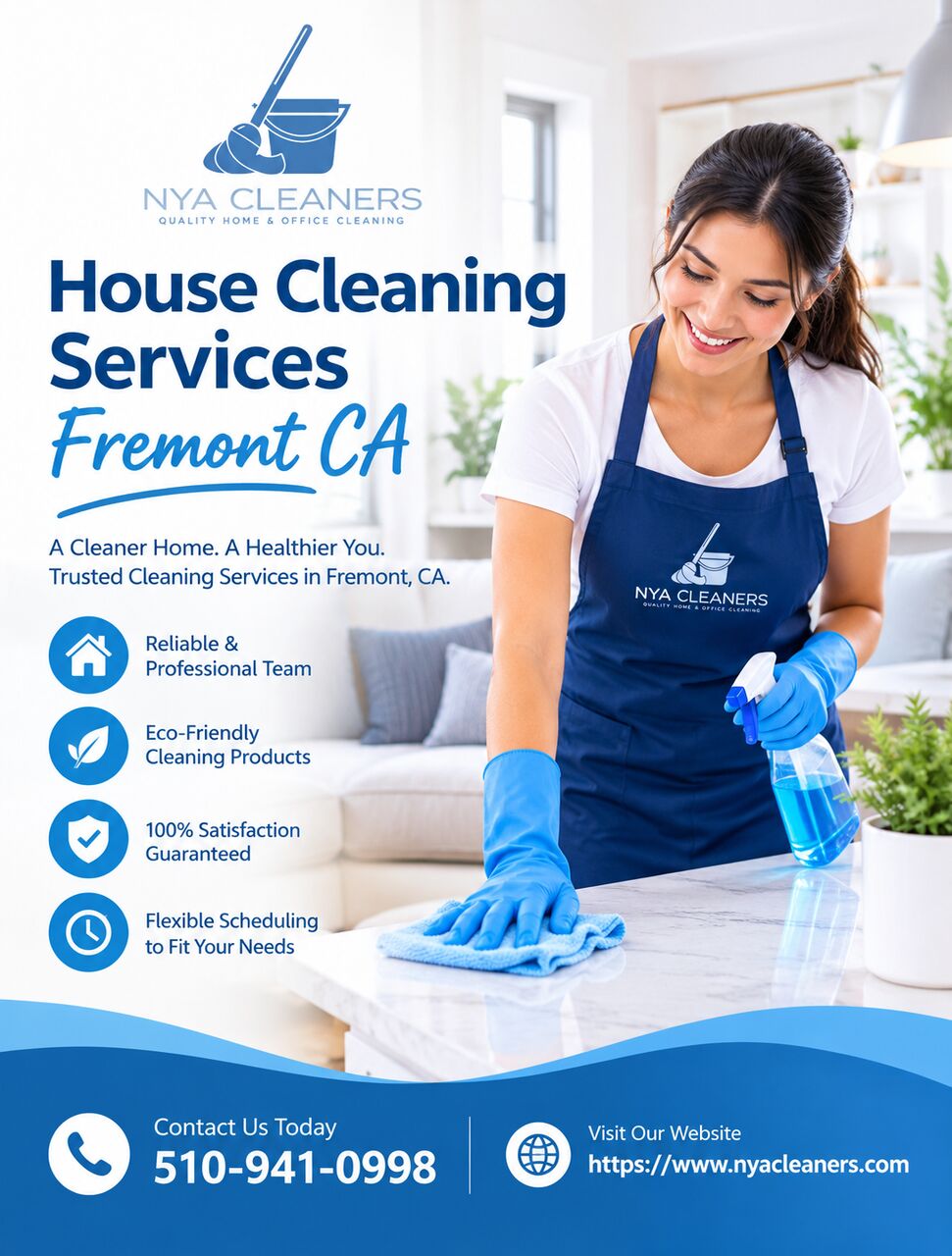 New York, Business, House Cleaning Services Fremont CA - NYA Cleaners