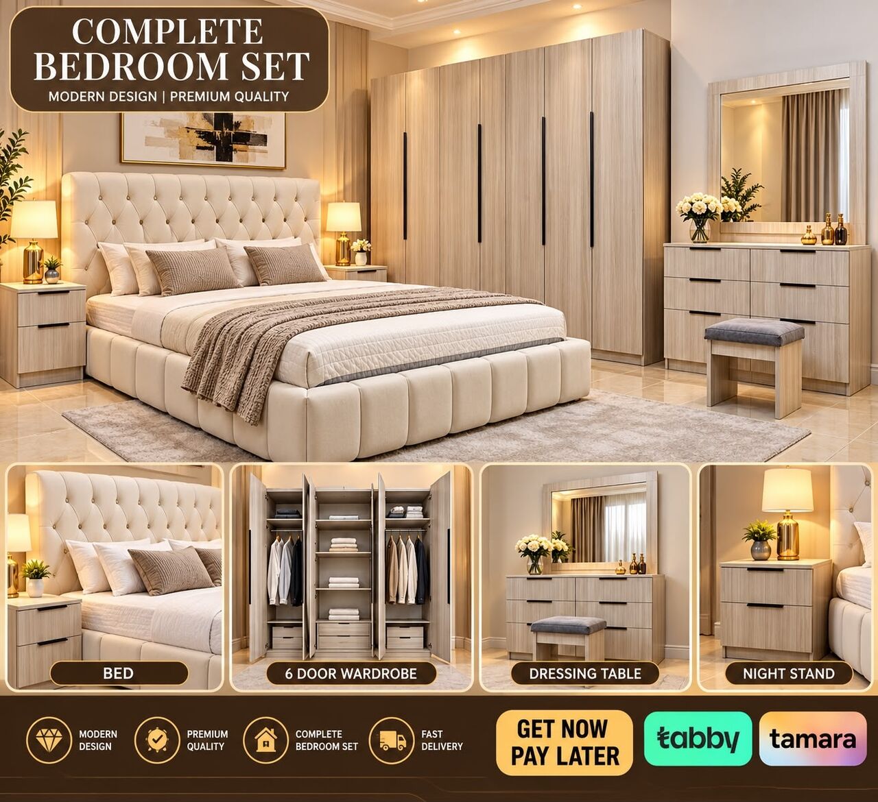 Jeddah, Furniture, SAR 1,  Luxury Bedroom Sets At Great Prices With Excellent Quality