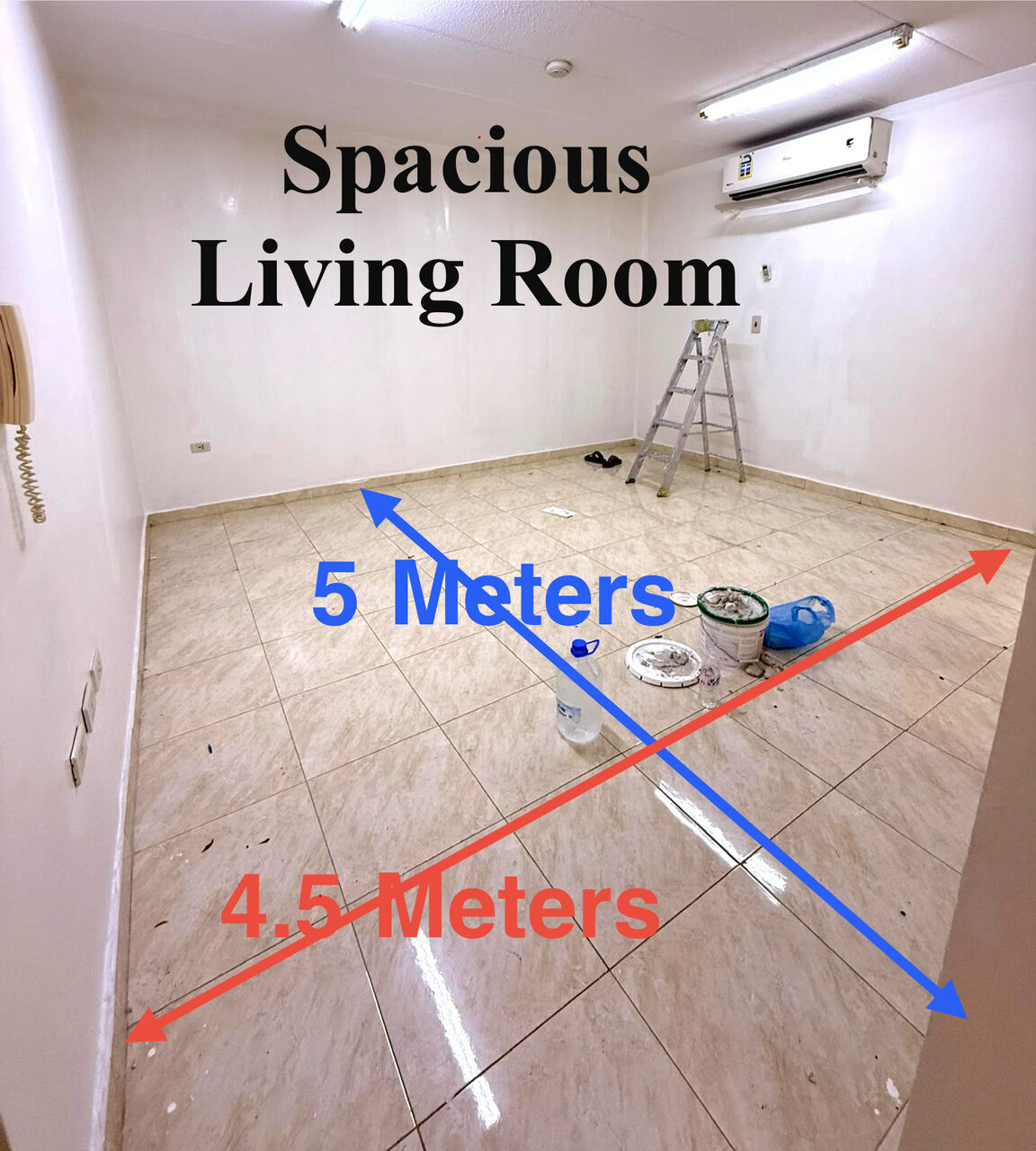 Jubail Industrial City, Apartments, Flats, Houses & Villas, 1 BR,  Newly Finished, Spacious Living Room, 3 Split AC, Kitchen Cabinets, Utilities Included