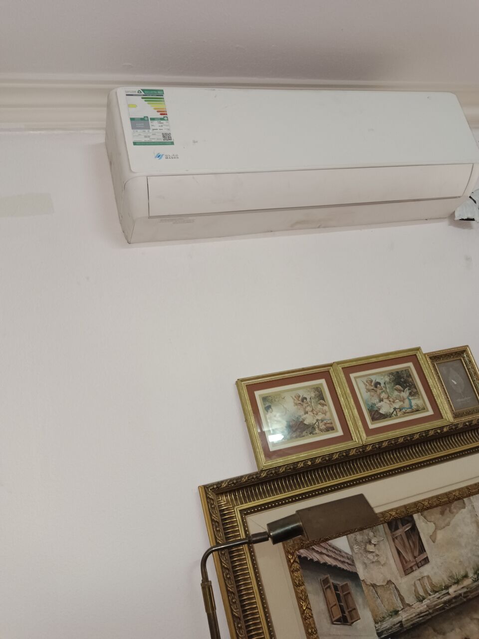 Al Adama, Air Conditioners, SAR 2500,  2 Split AC, Kelvinator 1 Yr, And Mando 2 Yrs + 2 Tables With Chairs Solid Wood From India