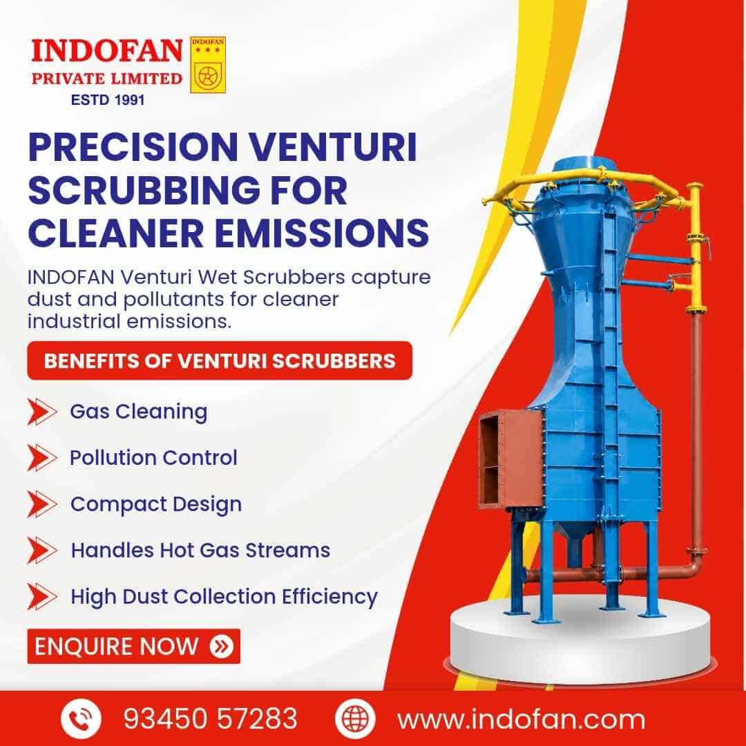 Mumbai, Health, Venturi Wet Scrubber Benefits For Efficient Industrial Pollution Control