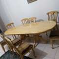 SAR 800,  Wooden Dinning Table 8 Chairs