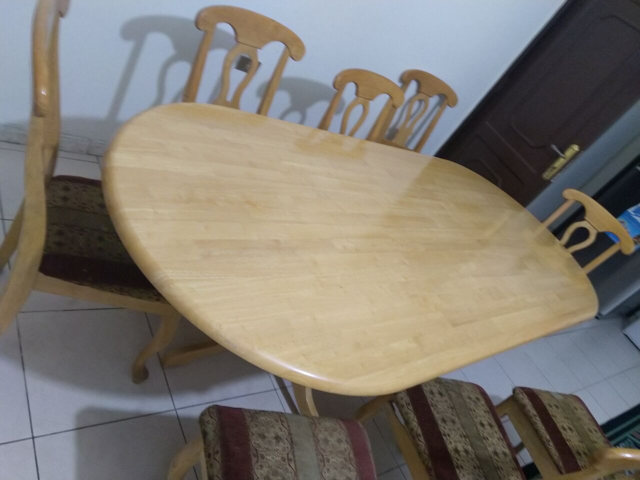 Jeddah, Furniture, SAR 800,  Wooden Dinning Table 8 Chairs