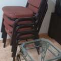 SAR 200,  6 Good Chairs With One Small Table.