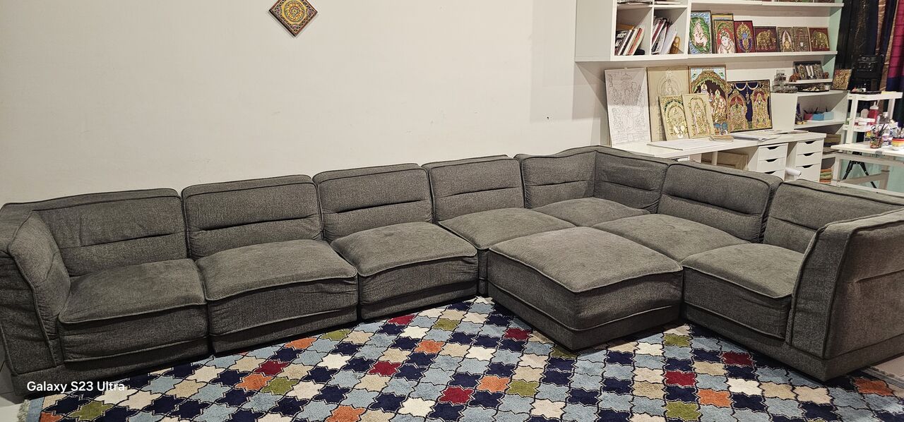 Al Murabba, Furniture, SAR 1100,  8 Seater Corner Home Center Sofa For Sale