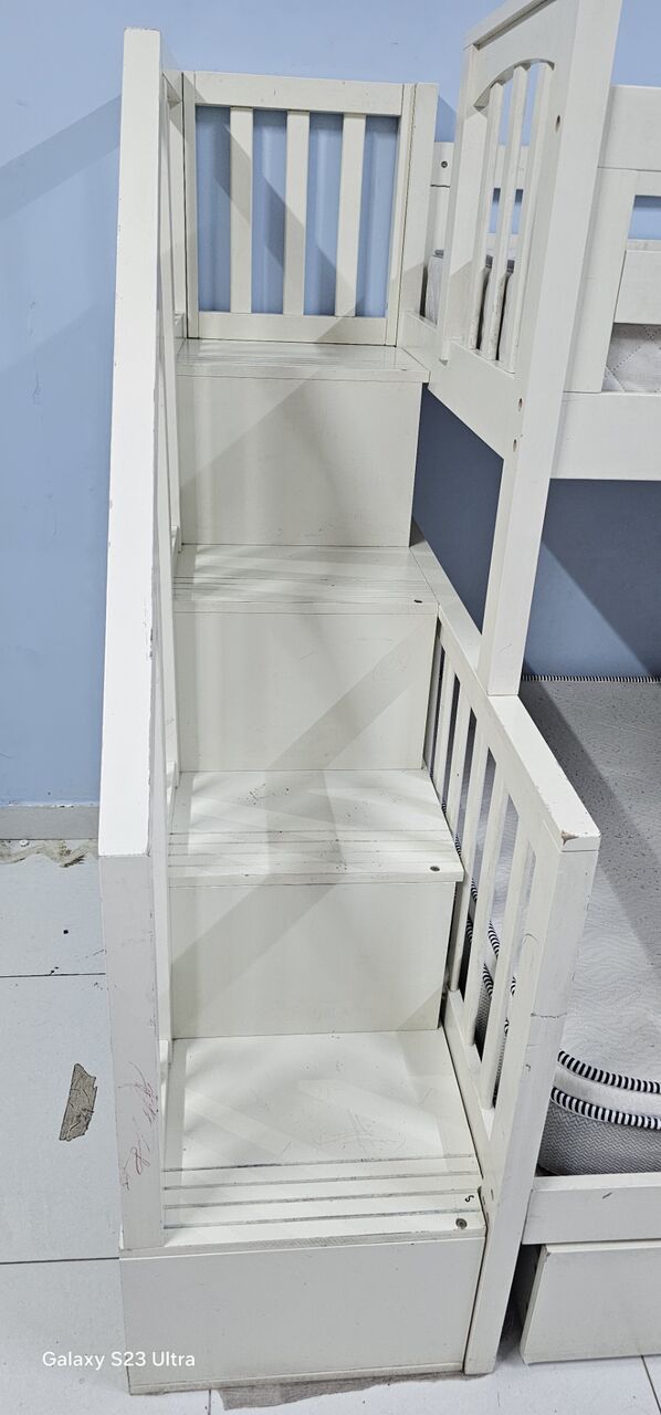 Hara, Furniture, SAR 950,  Home Center 3 Lvl Bunker Bed With Storage Compartments For Sale With Matress