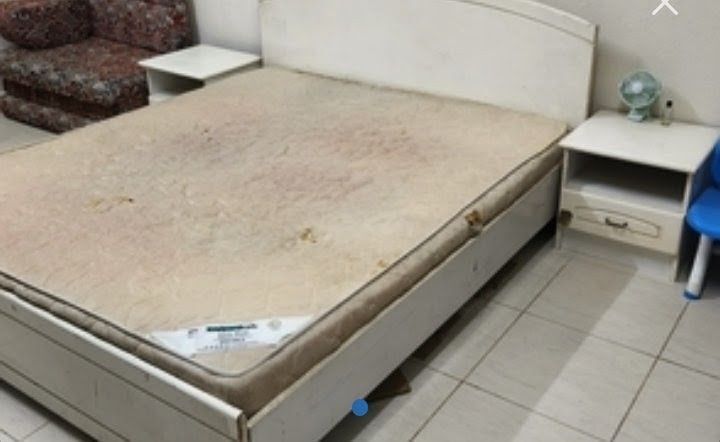 Jubail, Furniture, SAR 300,  Bed With Side Tables For Sale.