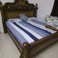 SAR 500,  King Size Bed Without Mattress, TV Unit, Wardrobe & Dressing Table
