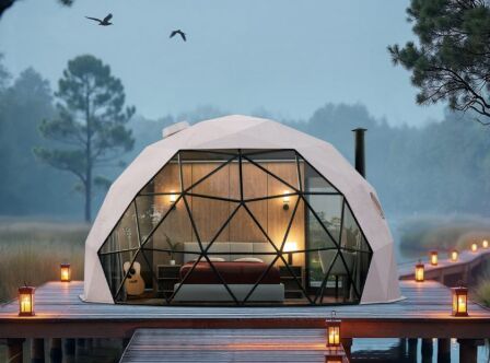 New York, Travel, 15m Geodesic Dome
