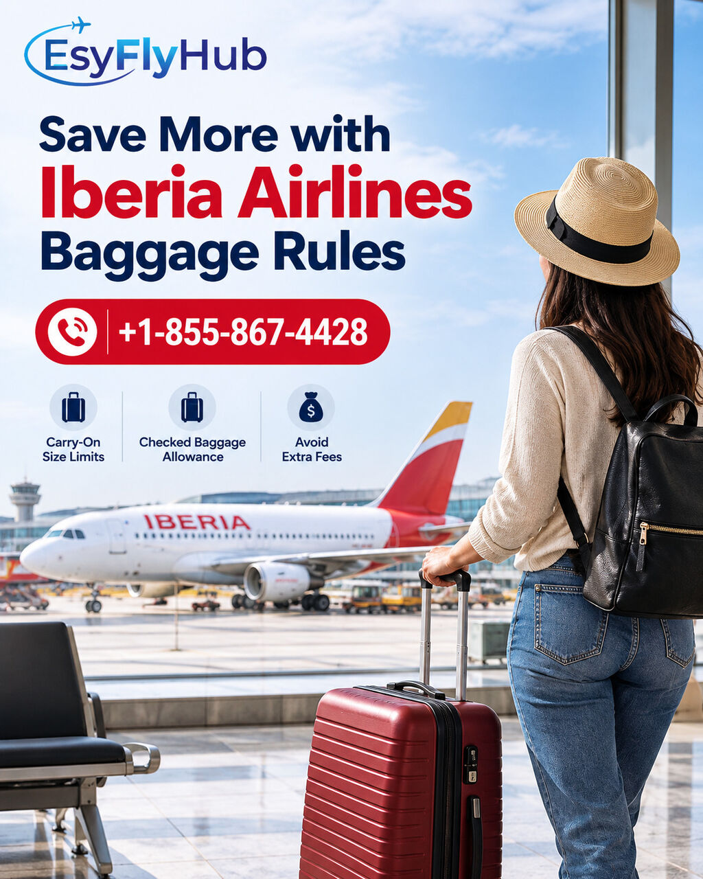 New York, Travel, Save More With Iberia Airlines Baggage Rules +1-855-867-4428