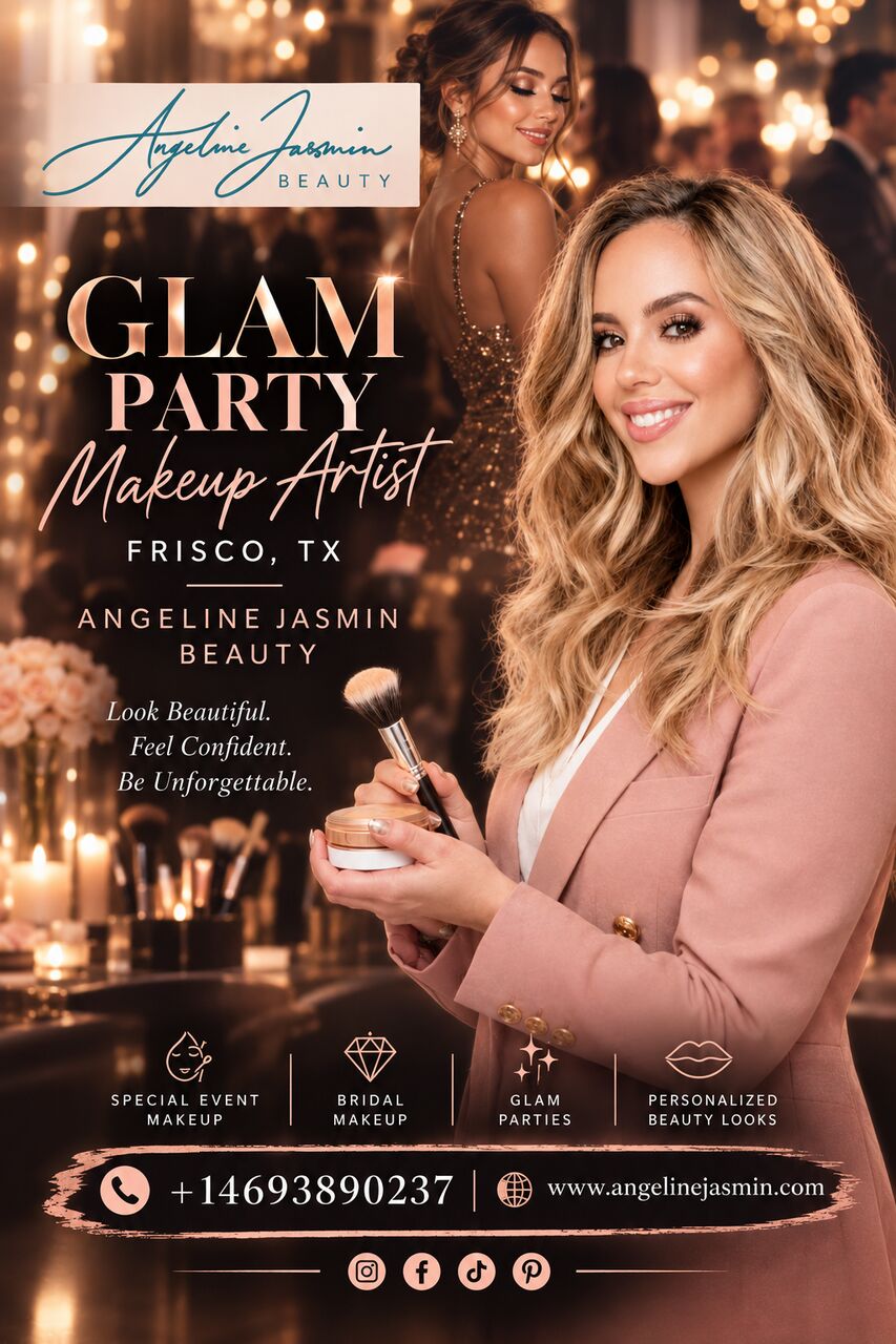New York, Business, Glam Party Makeup Artist Frisco, TX &ndash; Angeline Jasmin Beauty