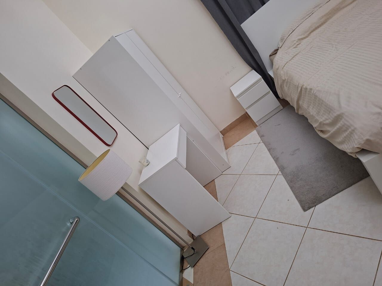 Jeddah, Furniture, SAR 1500,  Bed Set With Mattress, Vanity Desk And A Clothing Cabinet
