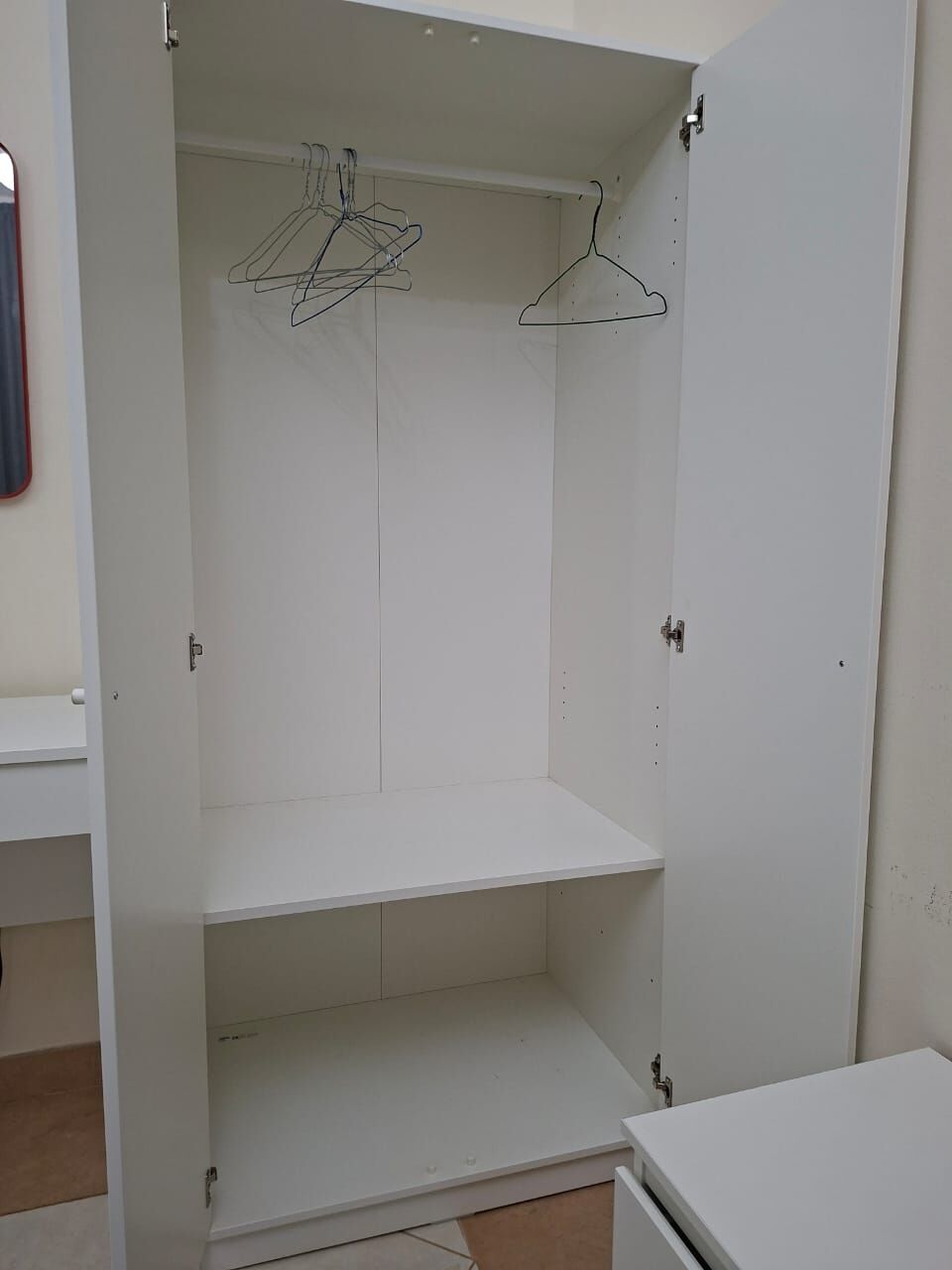 Jeddah, Furniture, SAR 1500,  Bed Set With Mattress, Vanity Desk And A Clothing Cabinet