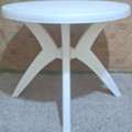 SAR 60,  Round White Plastic Table.