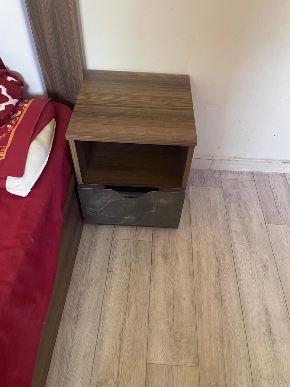 Riyadh, Furniture, SAR 800,  King Size Bed + Mattress + 2 Side Tables + 2 Door Wardrobe + 1 Study Table