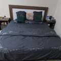 SAR 700,  King Size Bed + 2 Side Tables + 2 Door Wardrobe
