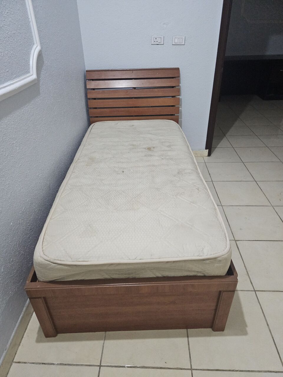 Jeddah, Furniture, SAR 200,  Single Bed With Mattress