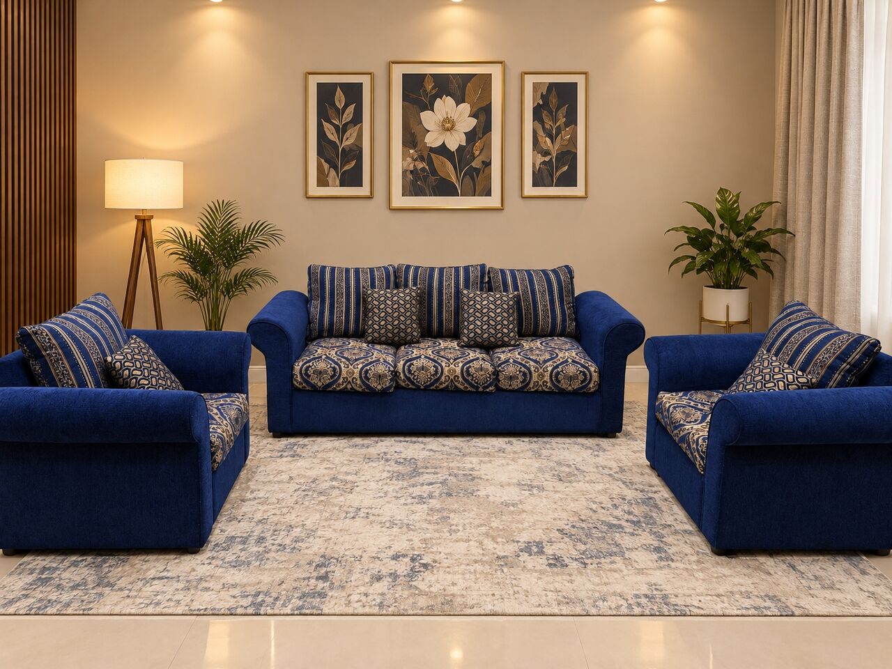 Khobar, Furniture, SAR 450,  5 Seater Sofa Set For Sale