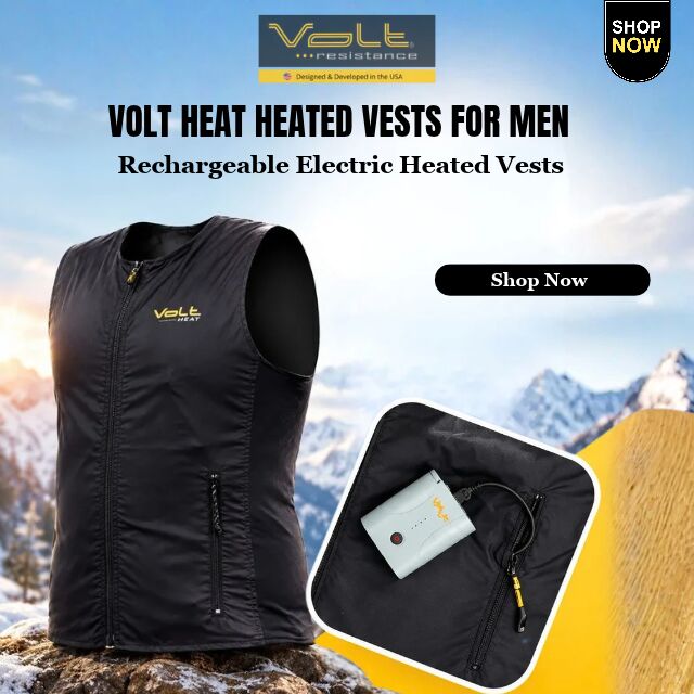 New York, Clothing & Accessories, Volt Heat Heated Vests For Men &ndash; Rechargeable Electric Heated Vests