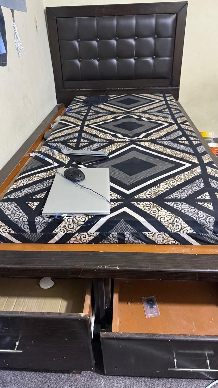 Jubail, Furniture, SAR 200,  Single Bed For Sale In Good Condition