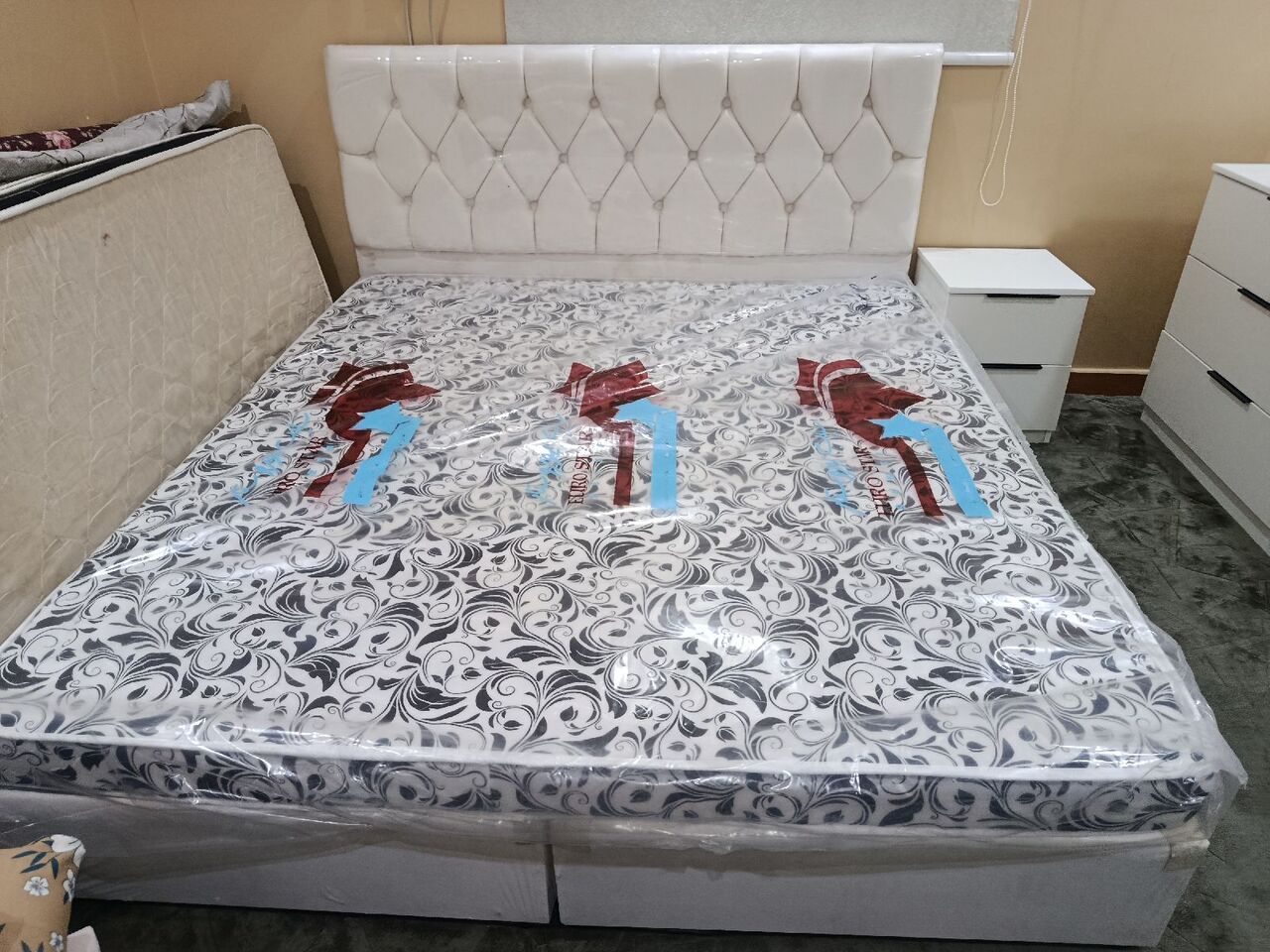 Jeddah, Furniture, SAR 1,  New Brand Double Bad With Mattress For Sale