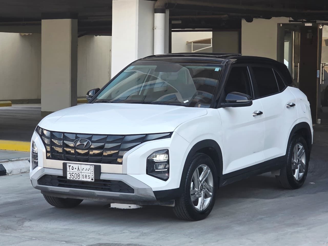Dammam, Vehicles, Cars & Trucks , SAR 65000,  Hyundai Creta,  2024,  Automatic,  11000 KM,    Full Option Panoramic White &ndash; Only 11K Km