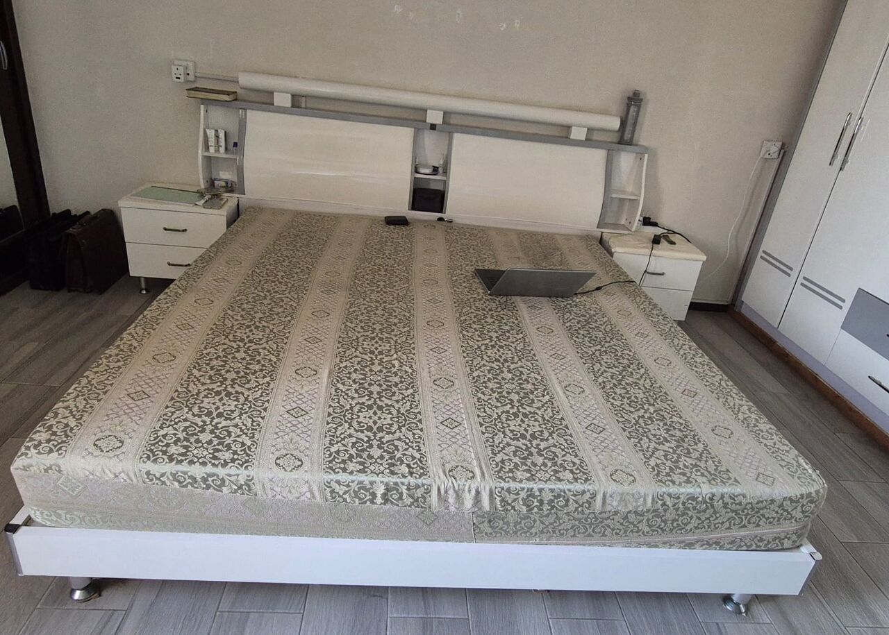 Dammam, Furniture, SAR 1400,  Bed Set (Bed King Size, Two Side Tables, Wardrobe, Dressing Table) (Purchased New)