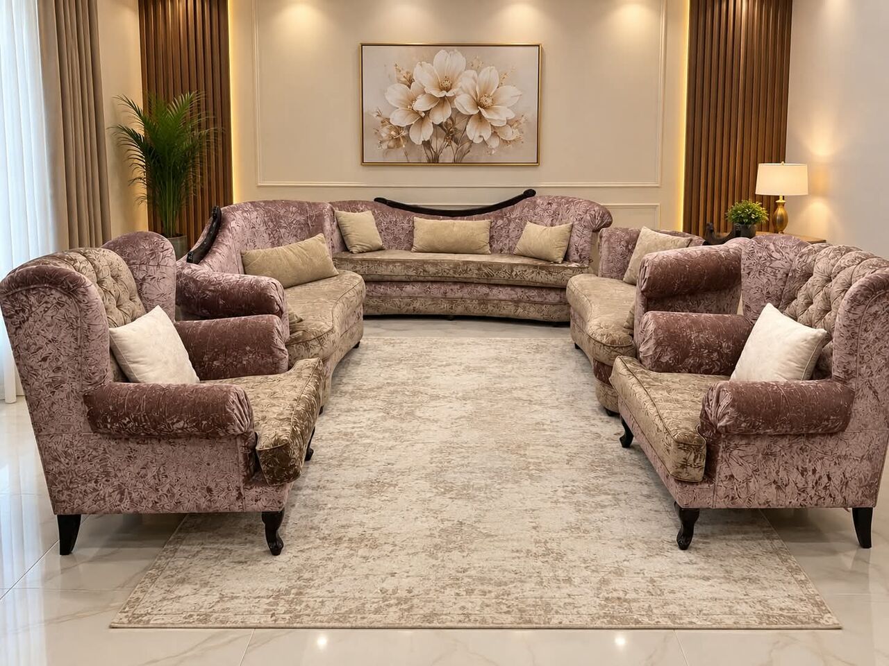 Al Khobar Al Shamalia, Furniture, SAR 550,  Elegant 9 Seater Sofa For Sale