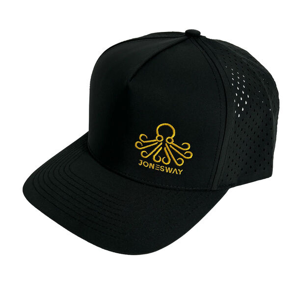 New York, Clothing & Accessories, USD 28,  Floatable Hat In Black & Gold | 5-Panel Cap