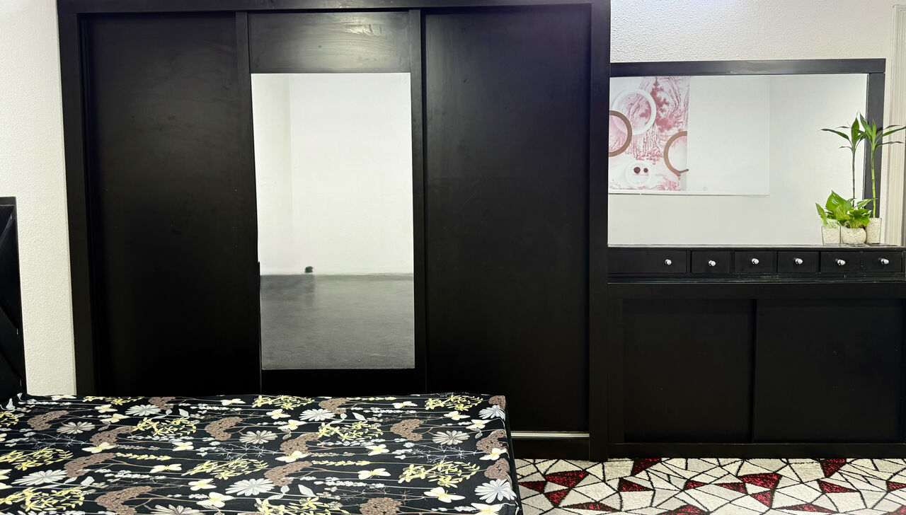 Jeddah, Furniture, SAR 699,  Bedroom Furniture Set For Sale | Bed, Wardrobe, Side Table & Dressing Table