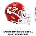 Emmett Johnson Signed Chiefs Mini Helmet | Certified