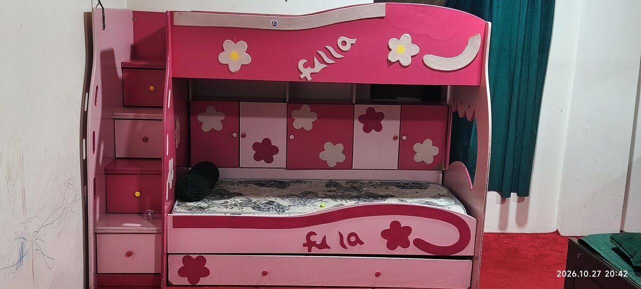 Al Thuqbah, Furniture, SAR 650,  I Want To Sell Bundle Bed For Kids Good Condition With Matress Please Contact Me Call Or W