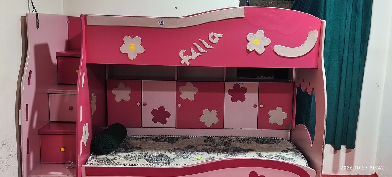 Al Thuqbah, Furniture, SAR 650,  I Want To Sell Bundle Bed For Kids Good Condition With Matress Please Contact Me Call Or W
