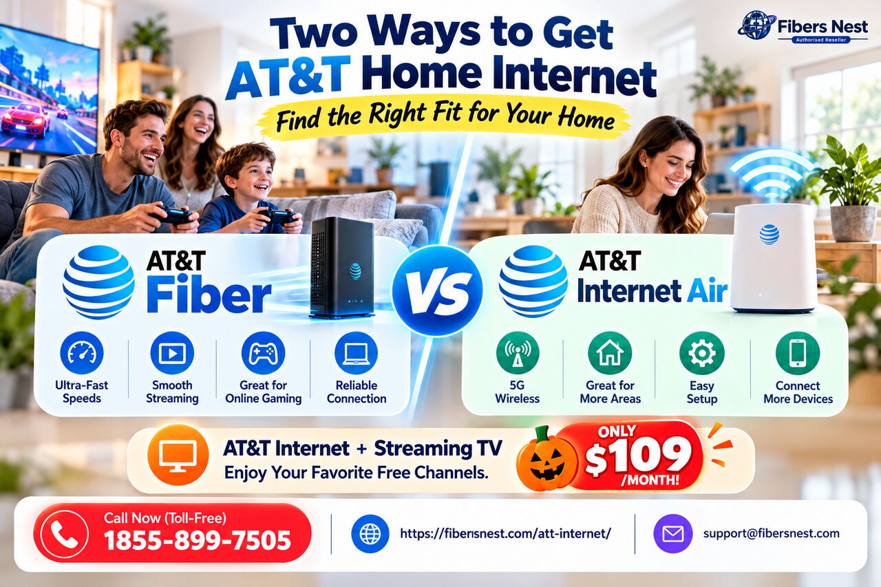 New York, Business, Should You Choose AT&T Fiber Or AT&T Internet Air?